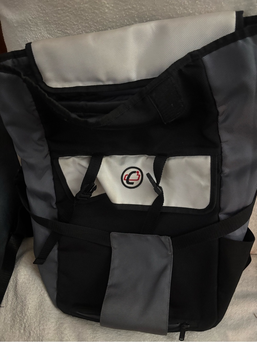 Case-It Kids Gray & Black Backpack with Red Accent